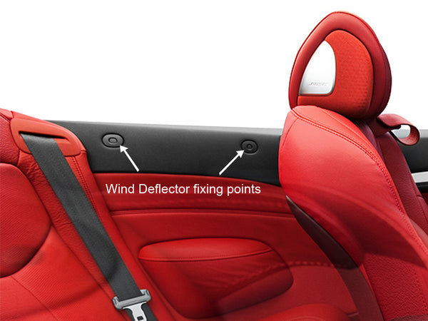 Infiniti G37 Convertible Wind Deflector 2009 2016 Mesh Black