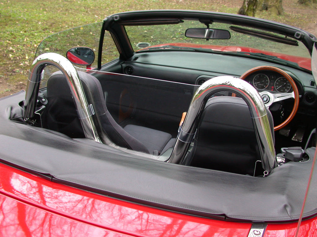 mazda mx5 mk2 and mk2 5 1998 2005 v style wind deflector 1