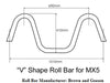 mazda mx5 mk2 and mk2 5 1998 2005 v style wind deflector 1