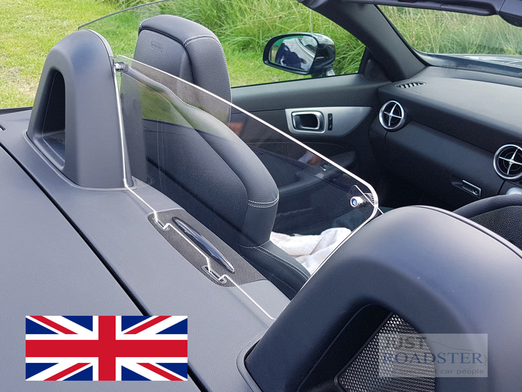 Mercedes SLC Wind Deflector 2017-2019 Half Size Clear Perspex