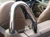 bmw z3 wind deflector to fit twin chrome roll bars clear