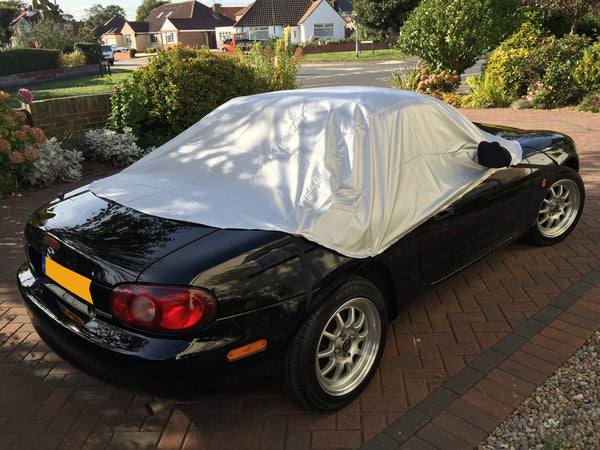 Mazda MX5, Miata, Eunos Roadster Mk2 & Mk2.5 1998 - 2005 Half Size Car Cover
