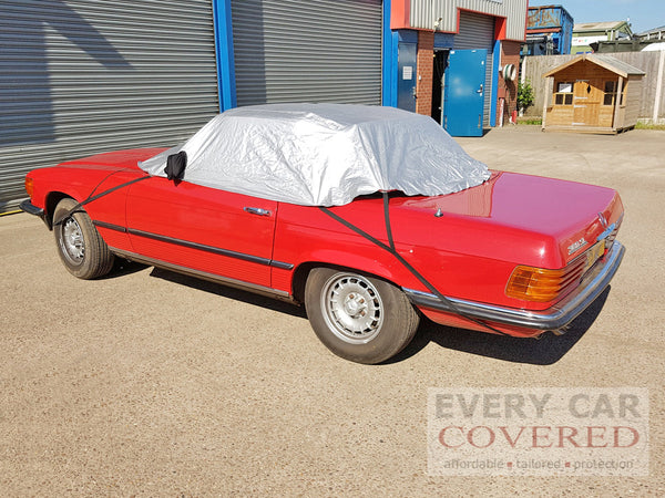 Mercedes 280SL to 560SL (R107) 1971 - 1989 Half Size Car Cover