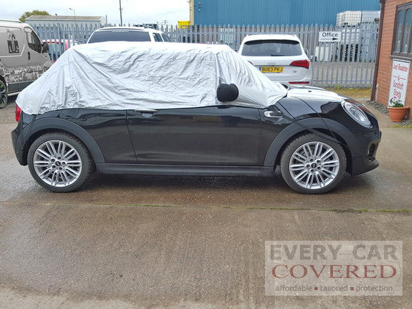 BMW Mini One, Cooper, Cooper S (Gen 3) F57 3 Door Convertible 2016-onwards Half Size Car Cover