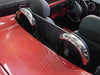 fiat barchetta wind deflector 1995 2005 black to fit roll bars not inc