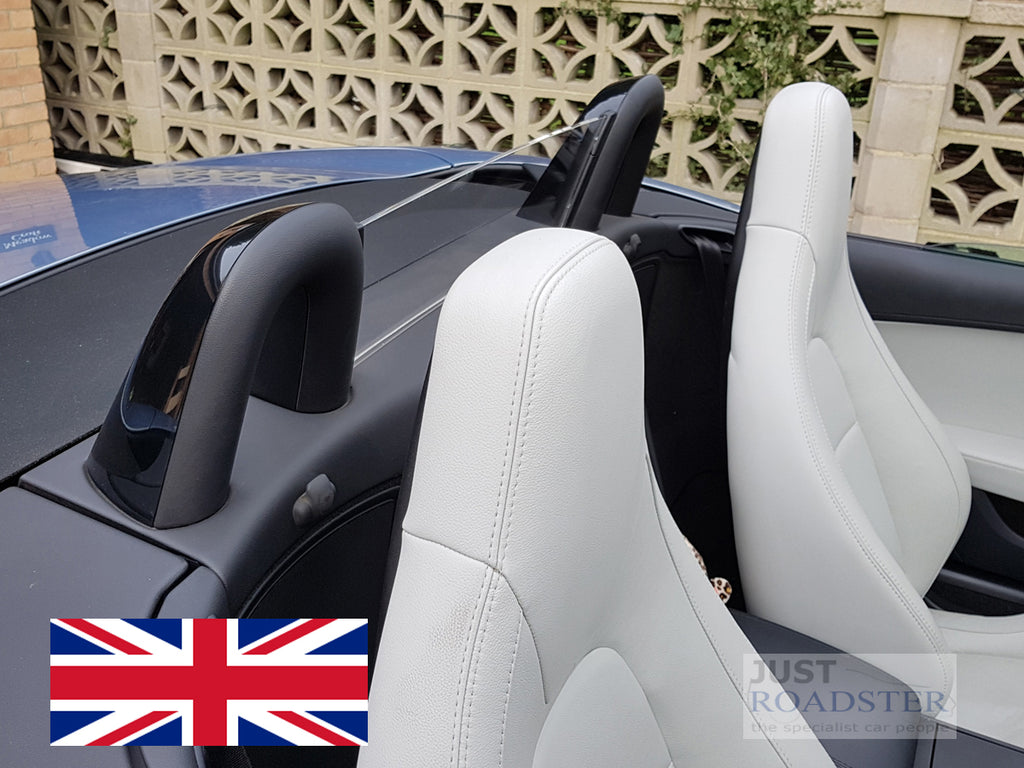 Jaguar FType Wind Deflector 2013onwards Clear Perspex Just Roadster Ltd