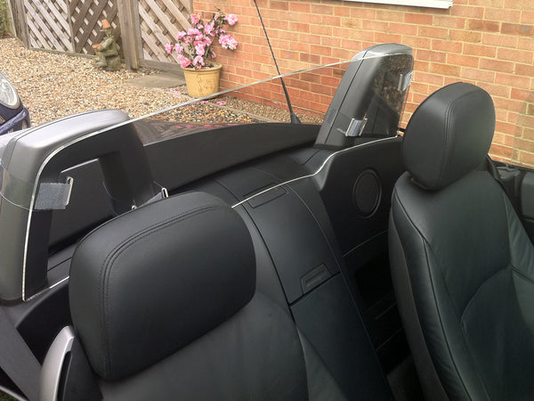 bmw z4 e85 wind deflector 2002 2008 tinted